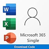 Microsoft 365 Single | 1 Nutzer | Mehrere PCs/Macs, Tablets und mobile Geräte | 1 Jahresabonnement | Box